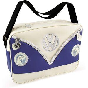 Volkswagen Shoulder Travel Messenger Bag with VW T1 Bus Campervan Motif